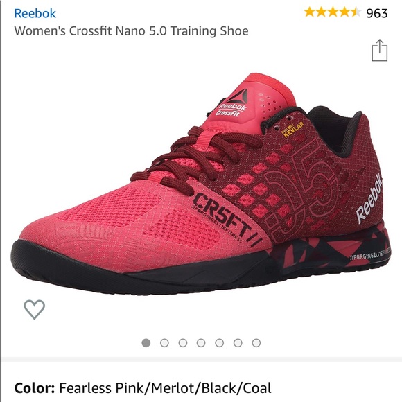 reebok nano shoes womens